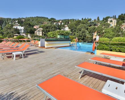 Best Western Hotel Regina Elena Santa Margherita Ligure with terrace, swimming pool and Jacuzzi