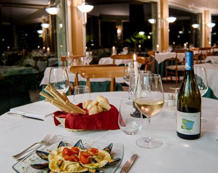 Le prelibatezza del ristorante del BW Hotel Regina Elena vicino a Portofino
